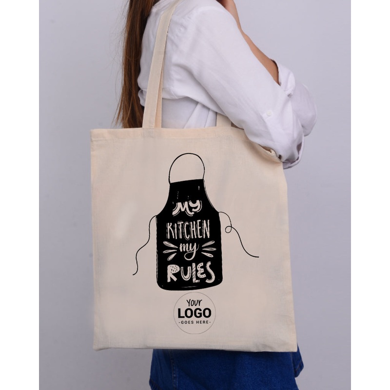 My Kitchen My Rules Design - Bakery Tote Bags