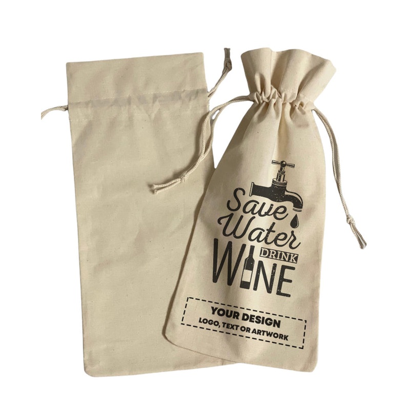 Save Water Drink Wine Design - Winery Tote Bags