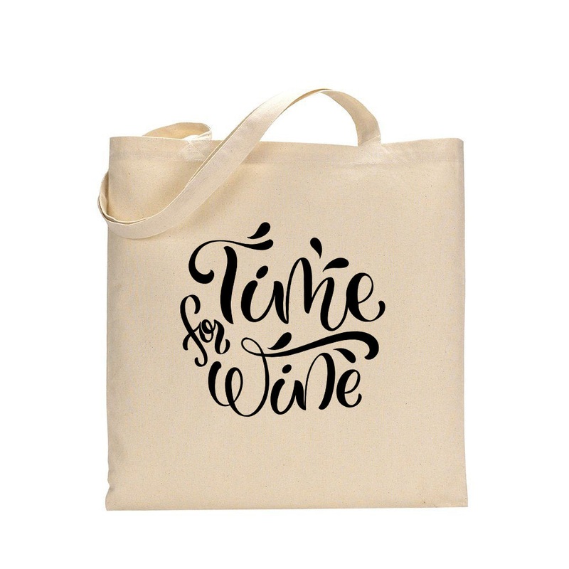 Time For Wine Design - Winery Tote Bags
