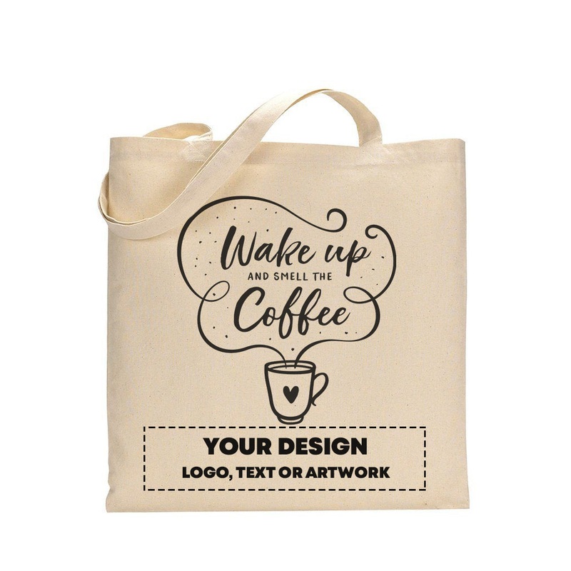 Wake Up And Smell The Coffee Design - Coffee Shop Tote Bags