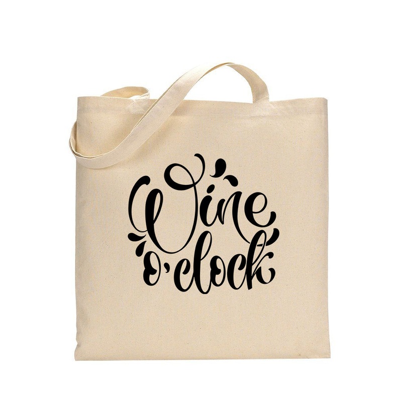 Wine O'clock Design - Winery Tote Bags