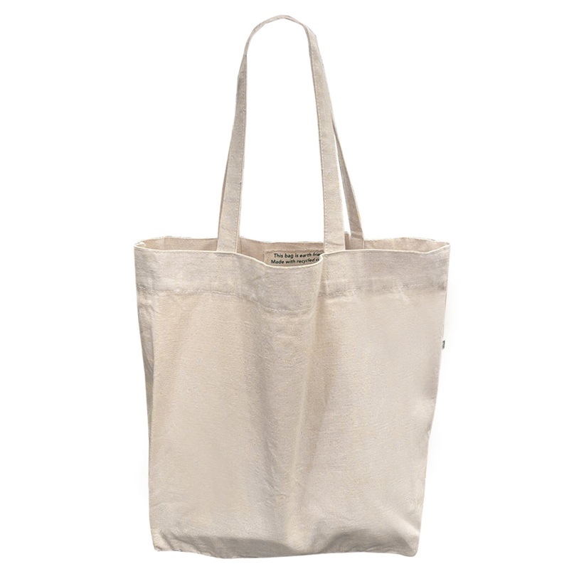 Washed Relaxed Recycled Canvas Grocery Bag  Large