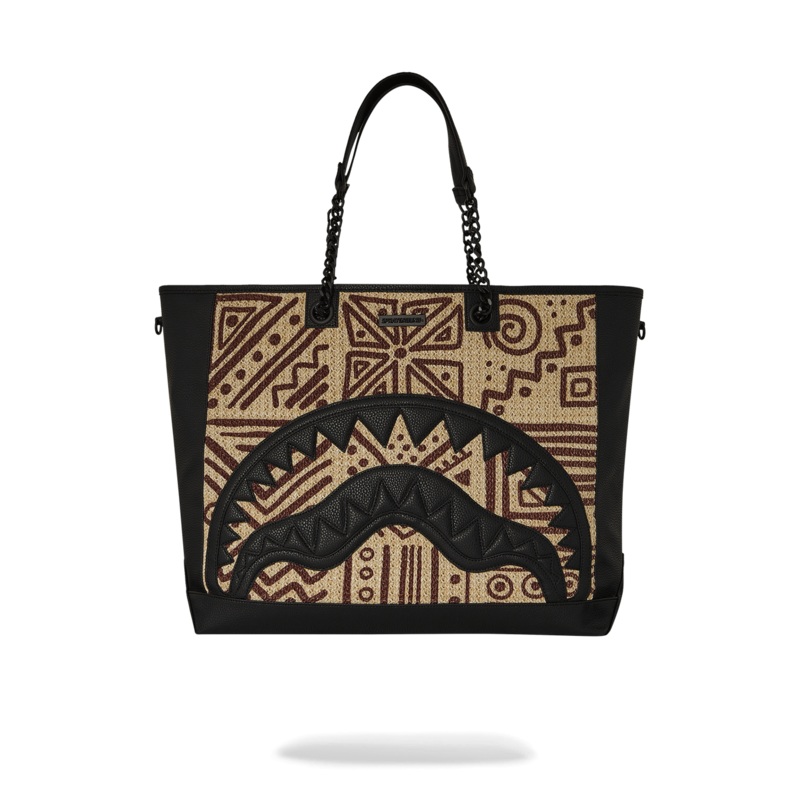 A.I. PALM MIRAGE SHARK LUXE BEACH TOTE