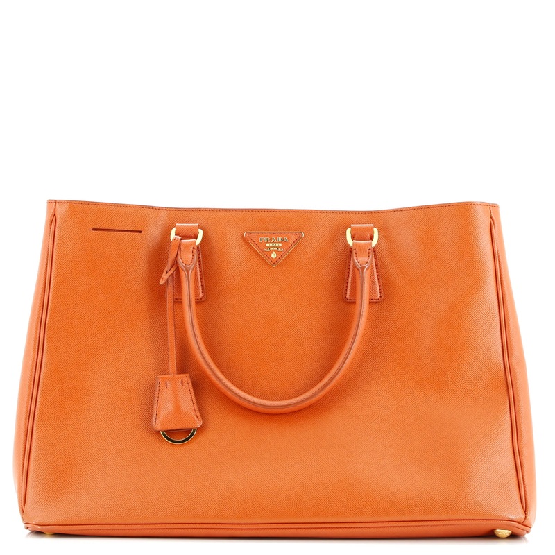 Lux Open Tote Saffiano Leather North South