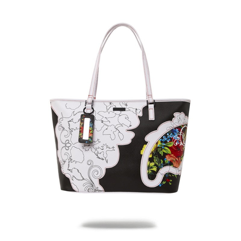 THE FLORAL CUT TOTE