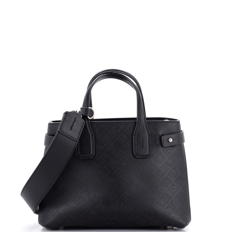 Banner NM Tote Perforated Leather Small