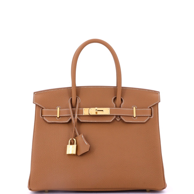 Birkin Handbag Gold Togo with Gold Hardware 30