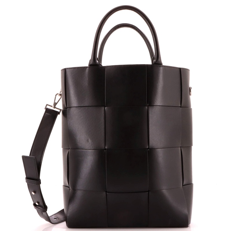 Cassette Convertible Tote Maxi Intrecciato Leather Medium