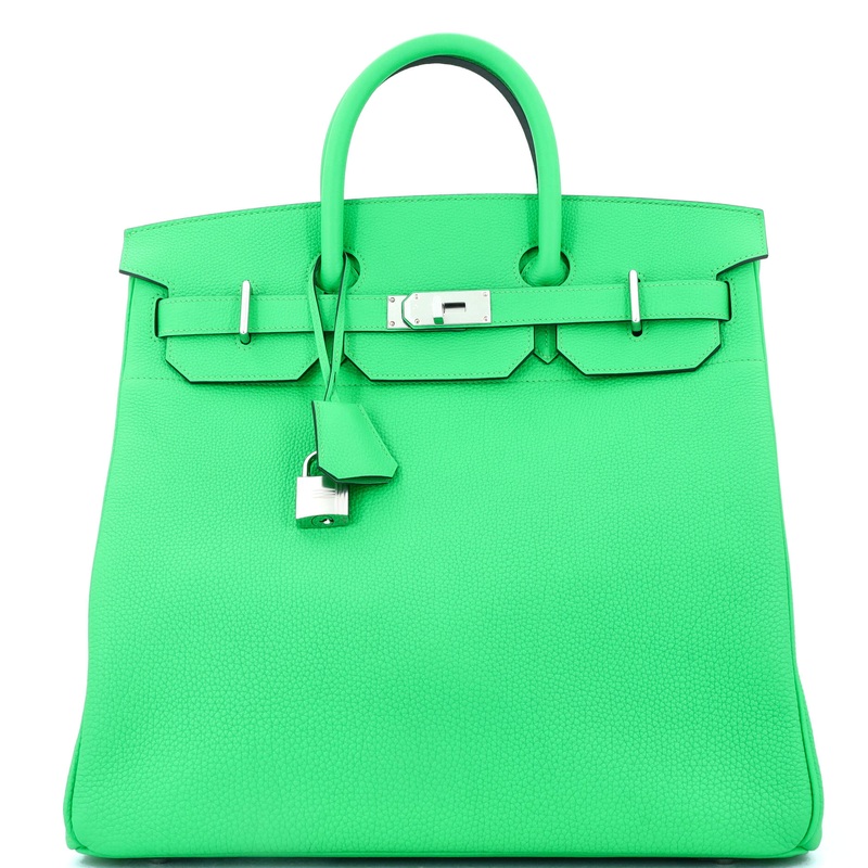 HAC Birkin Bag Vert Comics Togo with Palladium Hardware 40