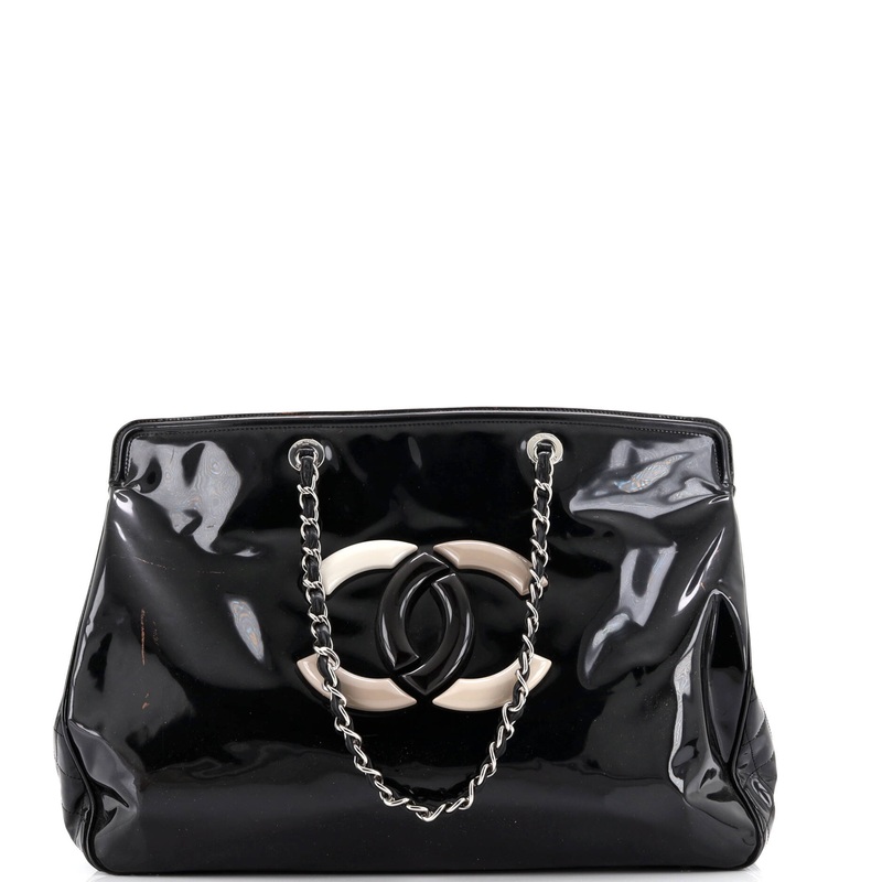 Lipstick Tote Patent Vinyl XL