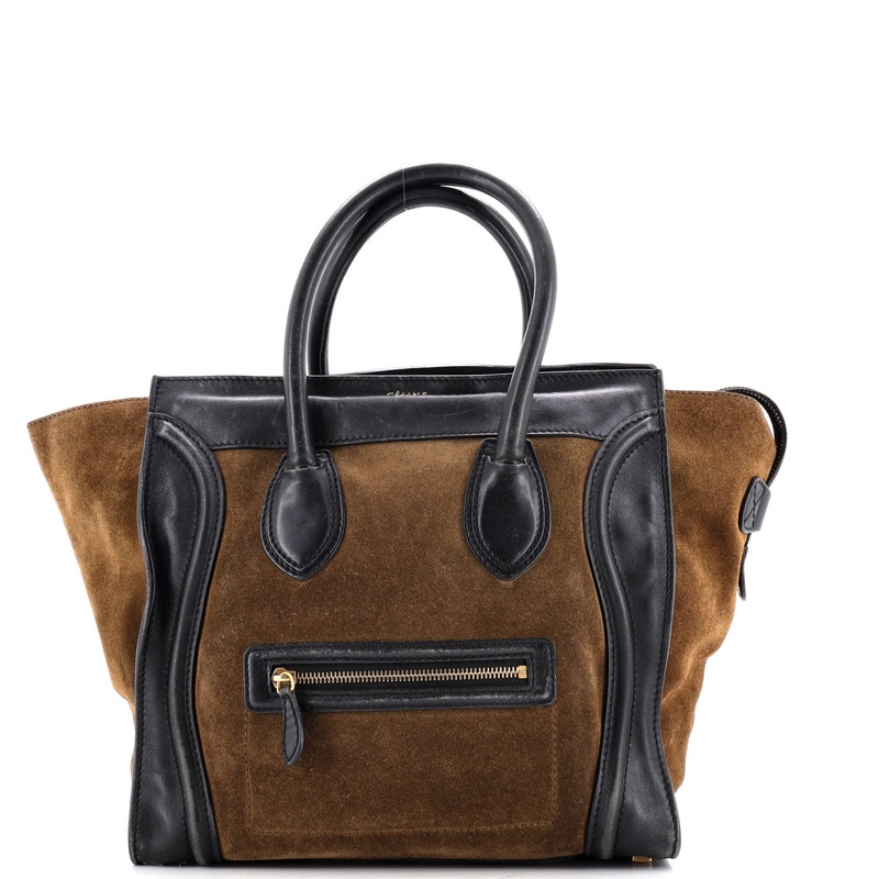 Luggage Bag Suede Mini