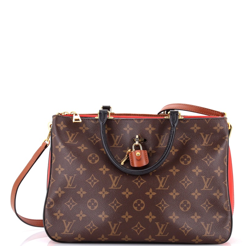 Millefeuille Handbag Monogram Canvas and Leather
