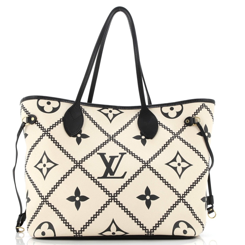 Neverfull NM Tote Monogram Empreinte Giant Broderies MM