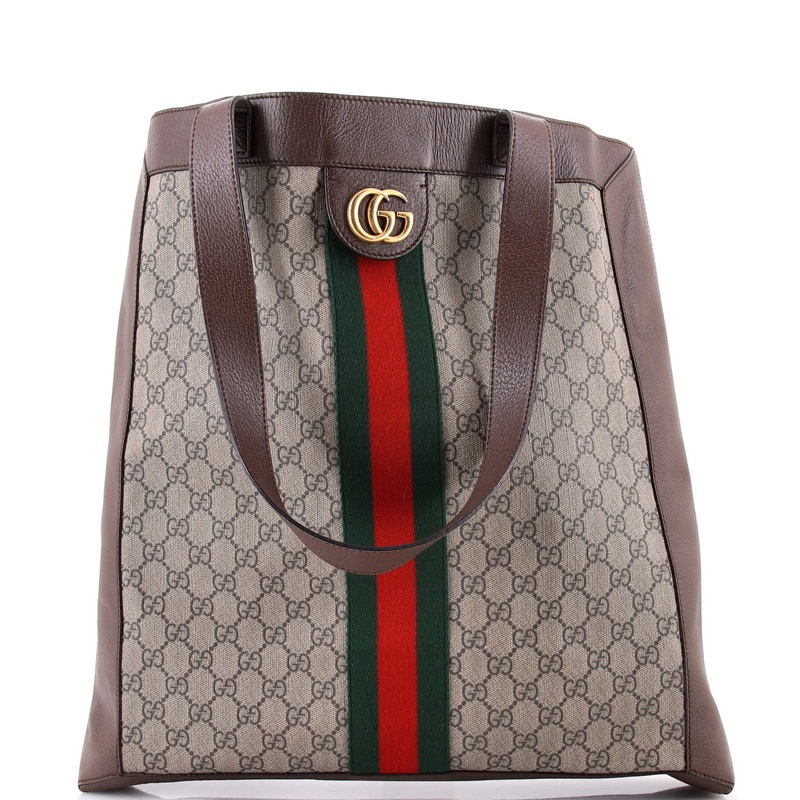 Ophidia Soft Open Tote GG Coated Canvas Large