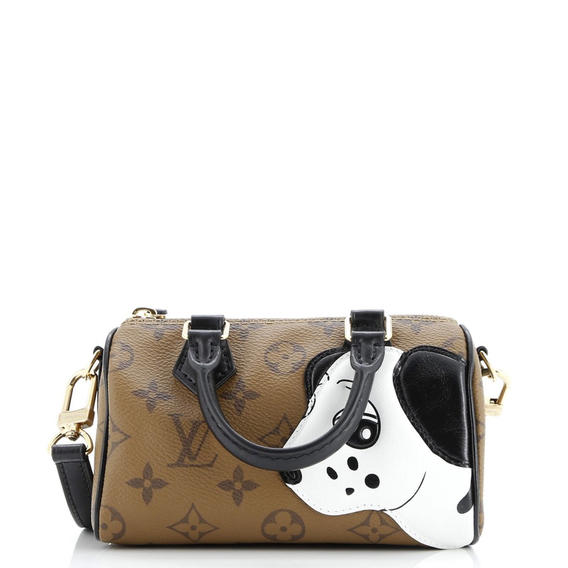 Speedy Bandouliere NM Bag Limited Edition Sun Yitian Reverse Monogram Canvas Nano