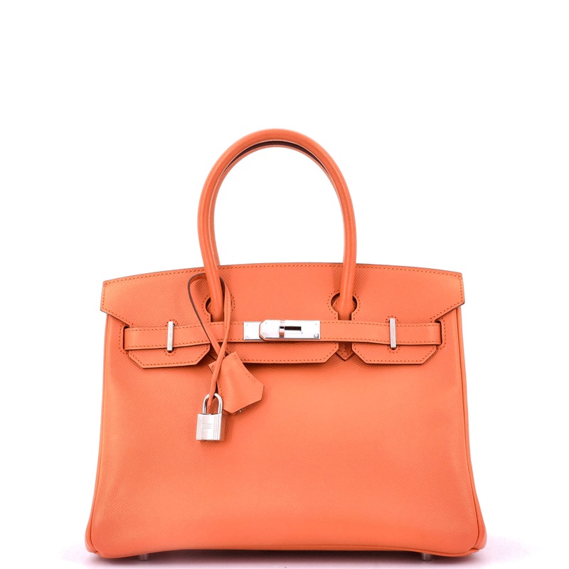 Birkin Handbag Mangue Epsom with Palladium Hardware 30
