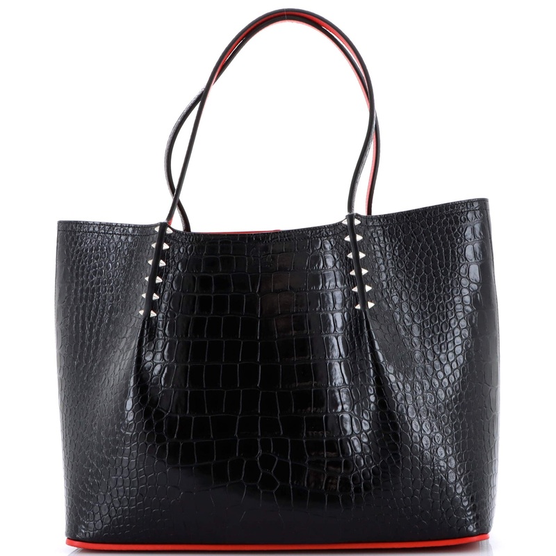 Cabarock Tote Crocodile Embossed Leather Large