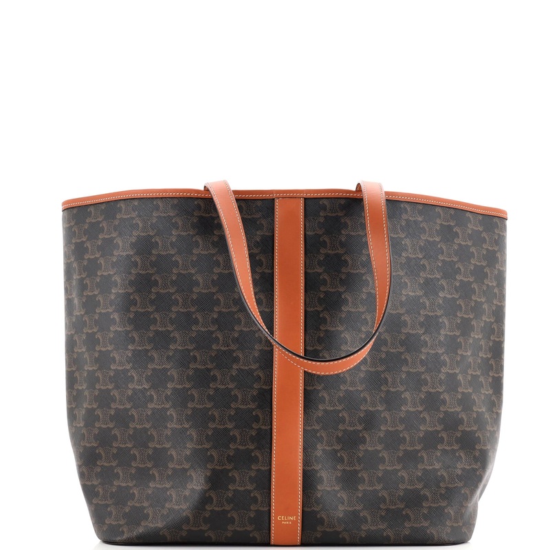 Cabas Zip Tote Triomphe Coated Canvas Medium