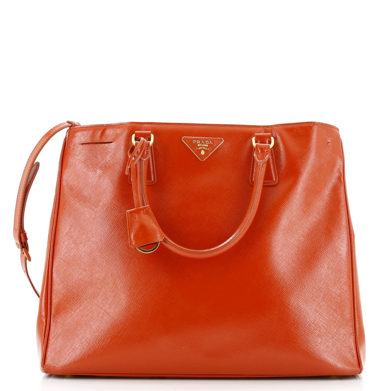 Gardener's Tote Vernice Saffiano Leather Large