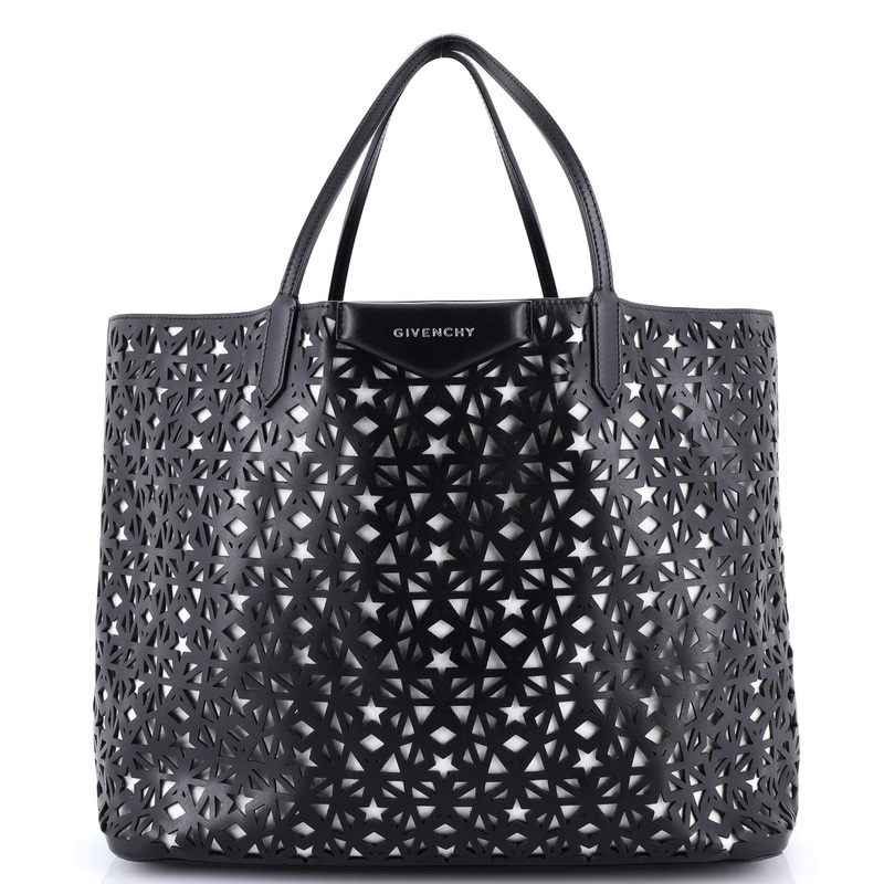 Antigona Shopper Laser Cut Leather Large