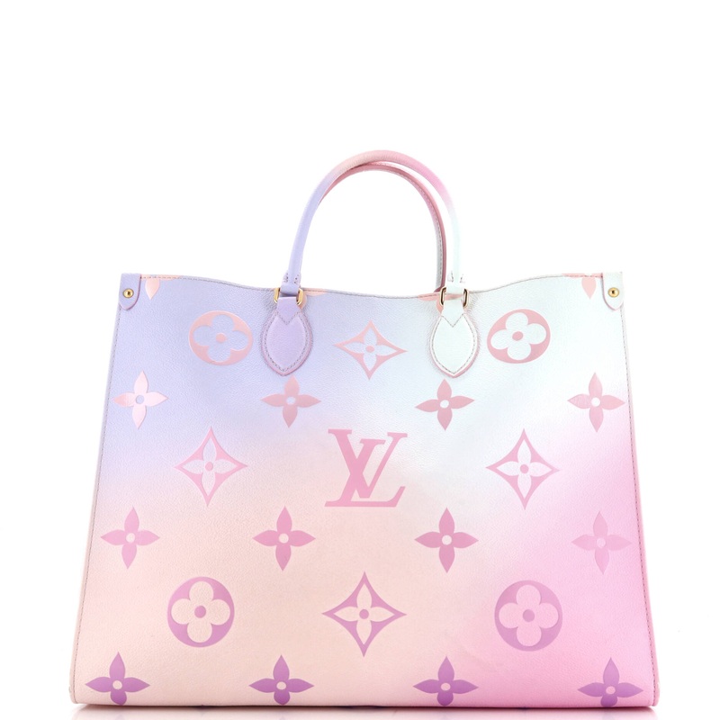 OnTheGo Tote Spring in the City Monogram Giant Canvas GM
