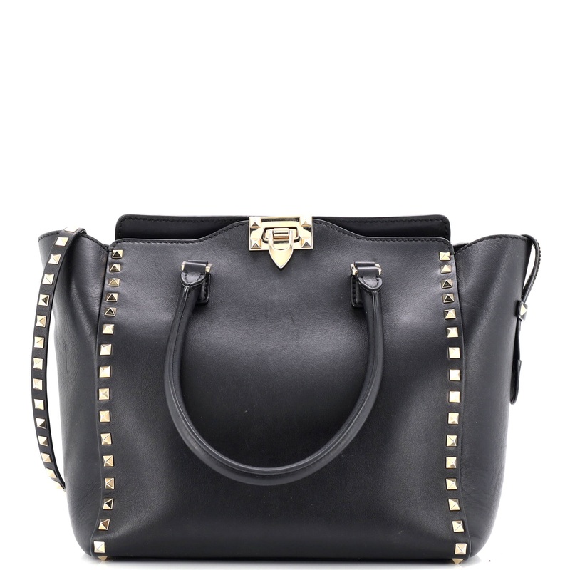 Rockstud Tote Rigid Leather Medium
