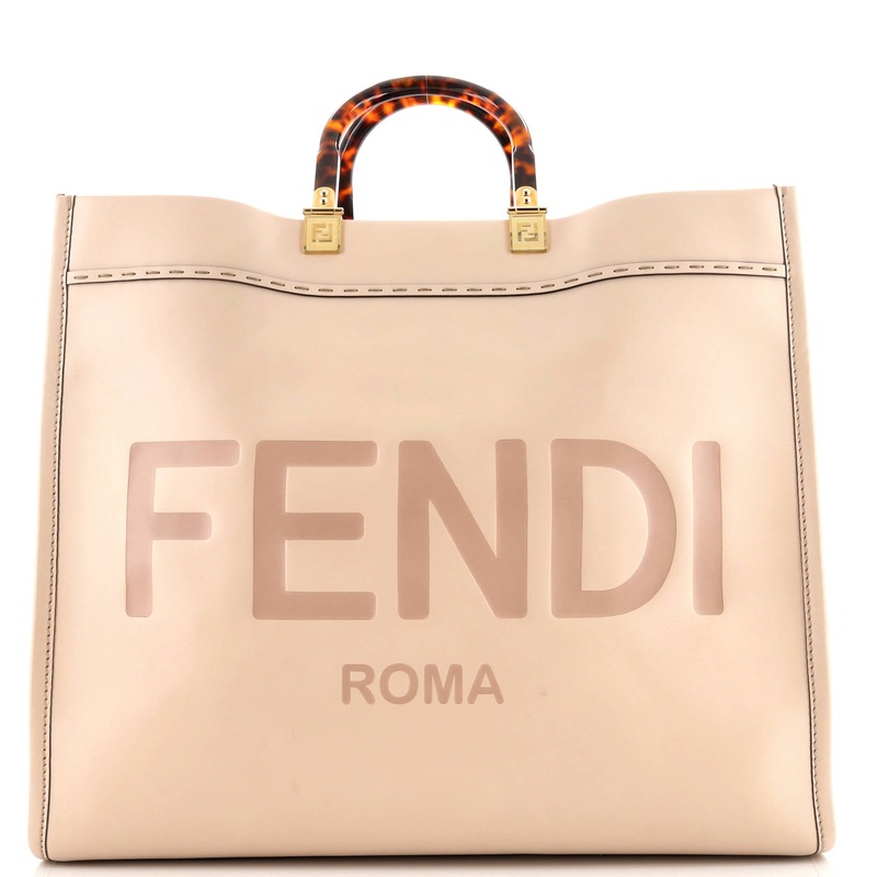 Sunshine Shopper Tote Leather Large