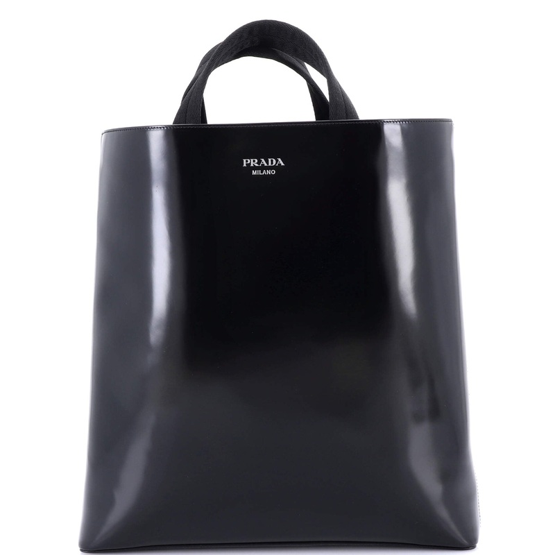 Tote with Water Bottle Brushed Leather