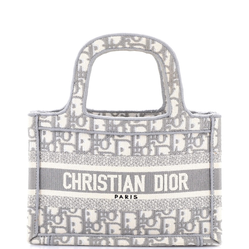 Book Tote Oblique Canvas Mini