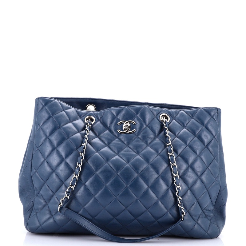 Classic CC Shopping Tote Quilted Calfskin Large