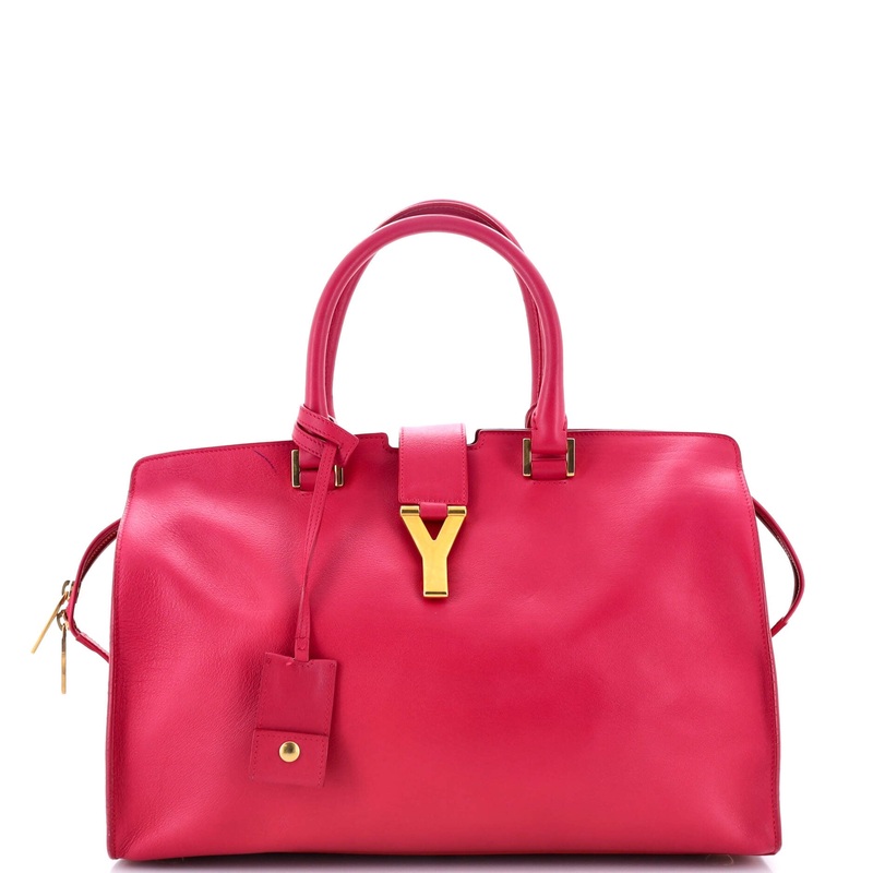Classic Y Cabas Leather Large