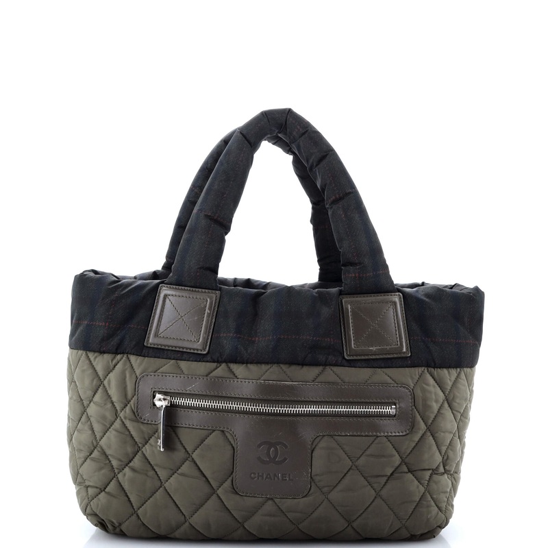 Coco Cocoon Reversible Tote Quilted Printed Nylon Small