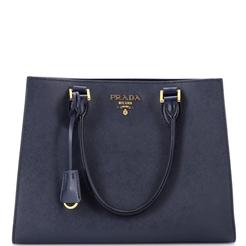 Convertible Open Tote Saffiano Leather Medium