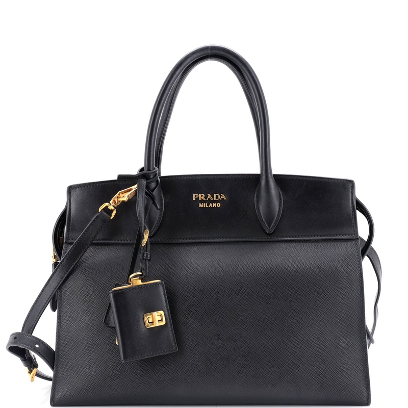 Esplanade Tote Saffiano with City Calf Medium