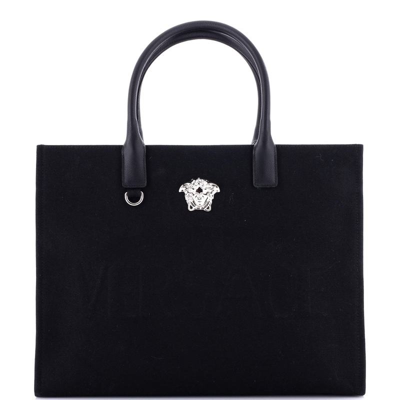 La Medusa Tote Embossed Canvas Large