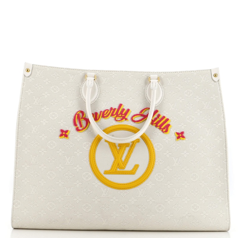 OnTheGo Tote Limited Edition Cities Monogram Jacquard and Tuffetage Canvas GM
