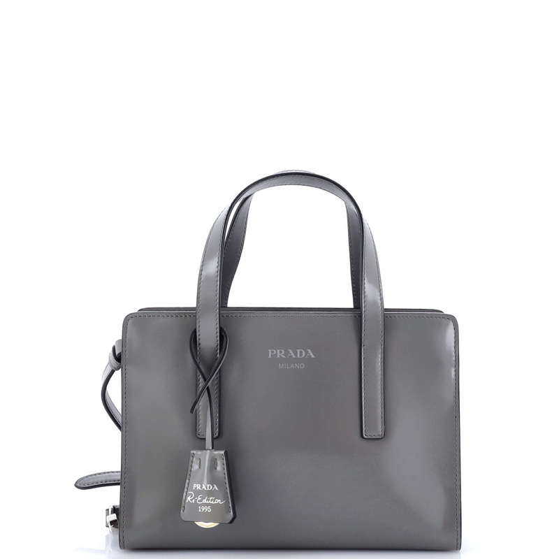 Re-Edition 1995 Tote Spazzolato Leather Mini
