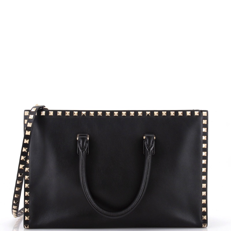 Rockstud Convertible Tote Leather Medium