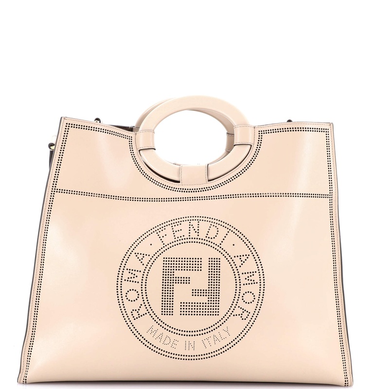 Runaway Shopper Tote Perforated Leather Medium