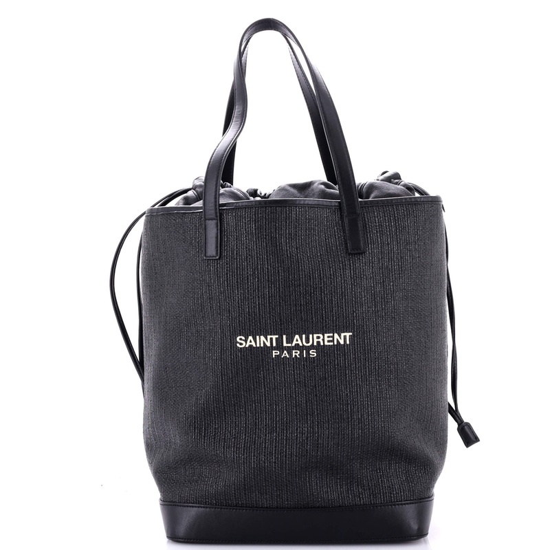Teddy Shopping Tote Canvas with Leather