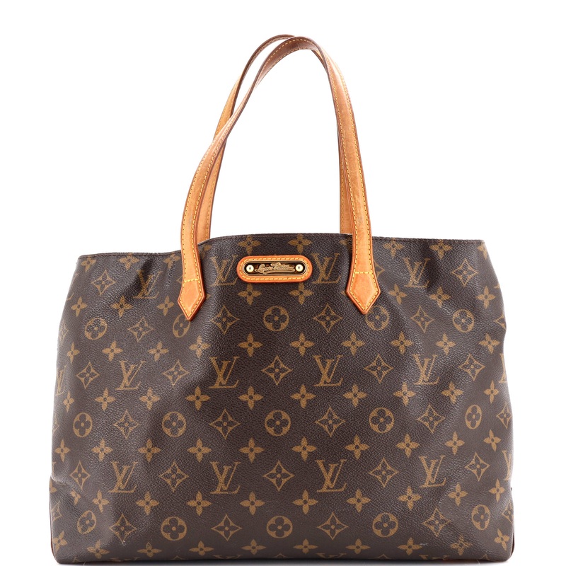 Wilshire Handbag Monogram Canvas MM