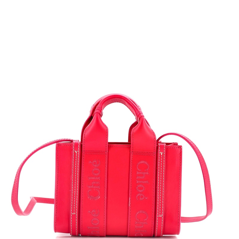 Woody Convertible Tote Leather Mini