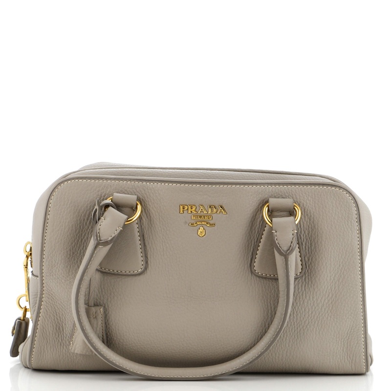 Zip Satchel Vitello Daino Medium