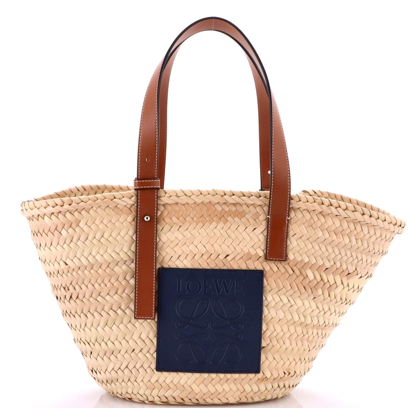 Basket Tote Raffia Medium