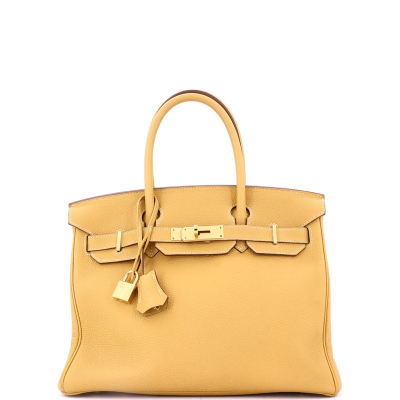 Birkin Handbag Curry Togo with Gold Hardware 30