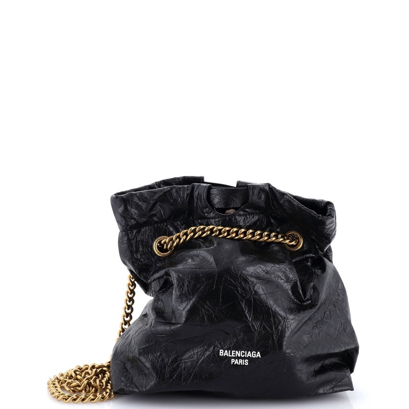 Crush Chain Tote Leather Medium