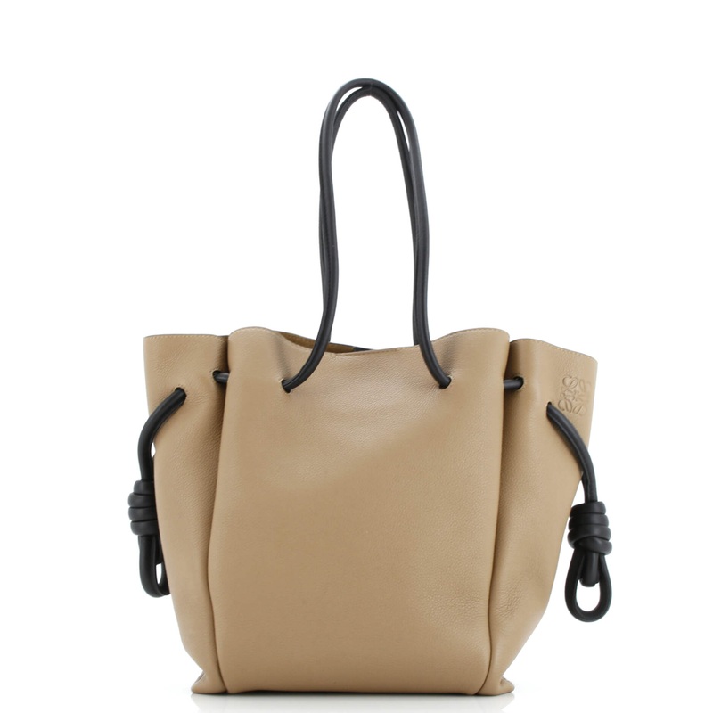 Flamenco Knot Tote Leather Small