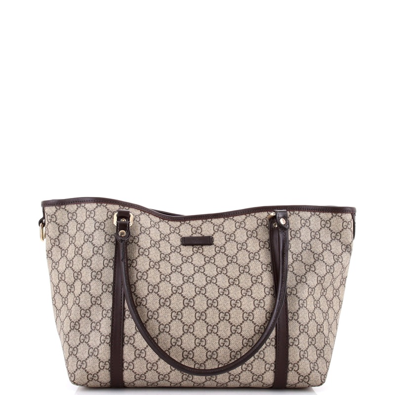 Joy Tote GG Coated Canvas with Leather Medium