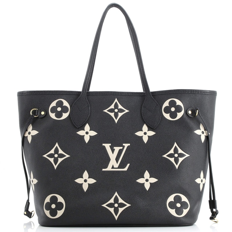 Neverfull NM Tote Bicolor Monogram Empreinte Giant MM