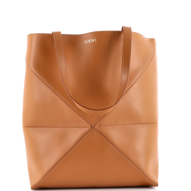 Puzzle Fold Tote Leather XL